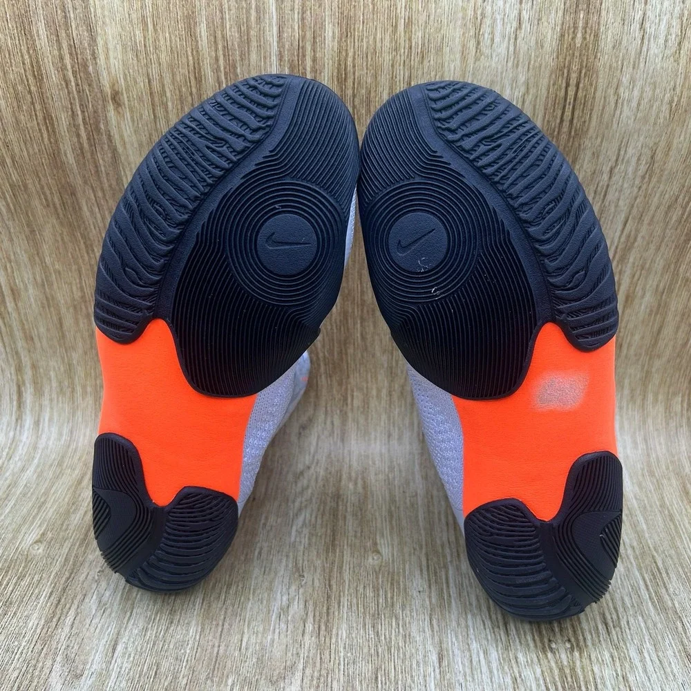 Nike Tawa SE Electric Pack Men's‎ 6.5 Grey Orange Wrestling Shoes DJ4474-900 NEW